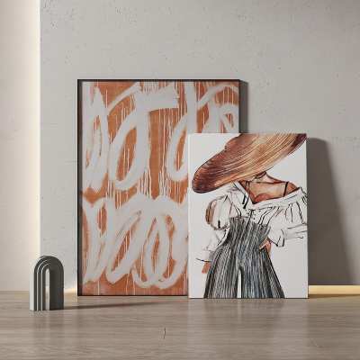 现代装饰画3D模型下载